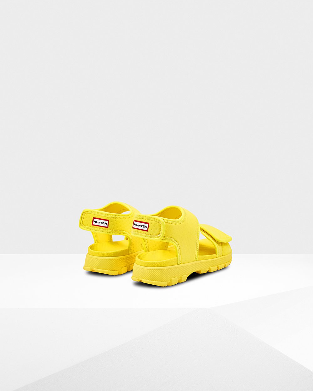 Kids Sandals - Hunter Original Big Outdoor Walking (41UANHTJP) - Yellow